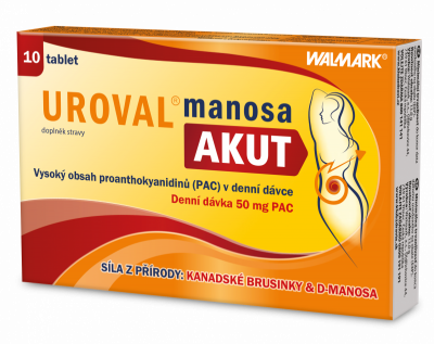 Levně Walmark Uroval MANOSA AKUT tbl.10