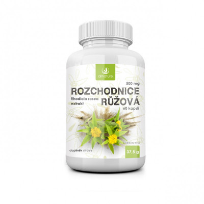 Levně Allnature Rozchodnice Rhodiola Rosea 500mg cps.60