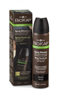 Levně BIOKAP Spray Touch Up krycí spej Černý 75ml