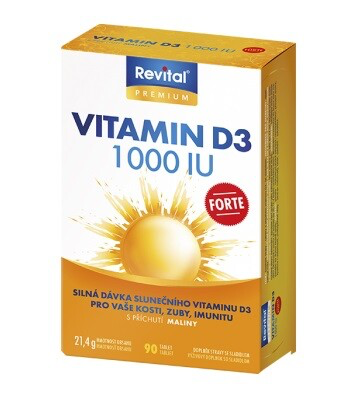 Levně Revital Vitamin D3 Forte 1000 IU tbl.90