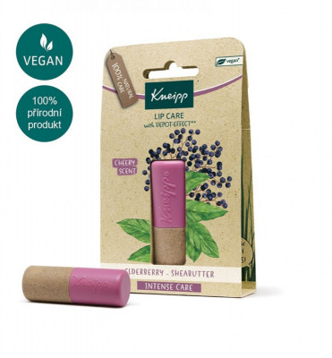 Levně KNEIPP Balzám na rty Černý bez a bambuc.máslo 4.7g
