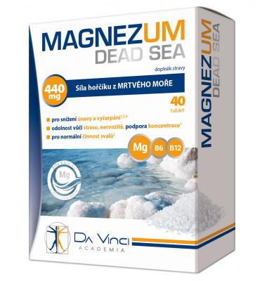 Levně Magnezum Dead Sea Da Vinci Academia tbl.40