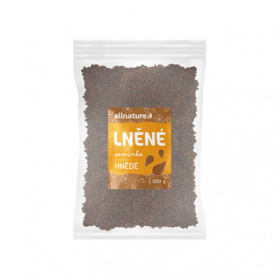 Levně Allnature Lněné semínko hnědé 1000g