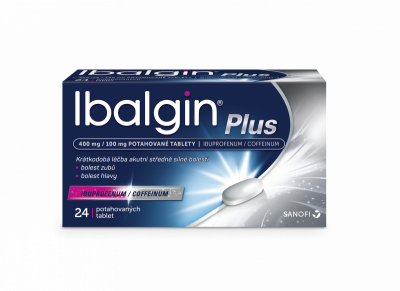 Levně Ibalgin Plus 400mg/100mg tbl.flm.24