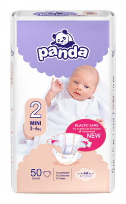 Levně Panda Mini dětské pleny 50ks