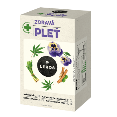 Levně LEROS Zdravá pleť konopí&violka n.s.20x1.5g