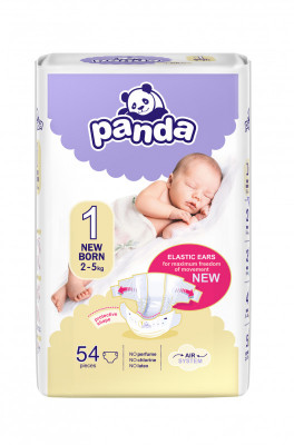 Levně Panda New born dětské pleny 54ks