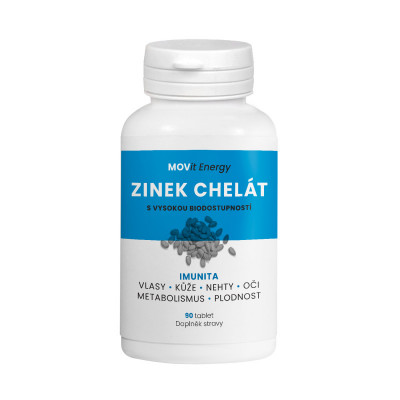 Levně Zinek Chelát 15 mg tbl.90 MOVit