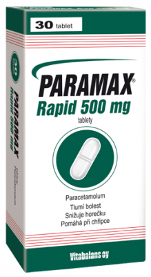 Levně Paramax Rapid 500mg por.tbl.nob.30x500mg