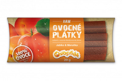 Levně Ovocňák plátky Jablko-Meruňka 20g