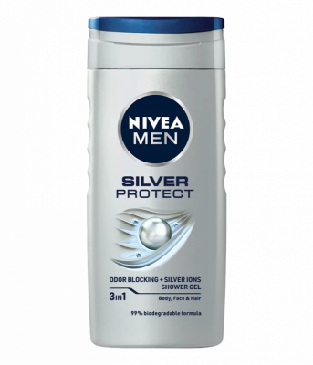 Levně NIVEA MEN sprchový gel Silver Protect 250ml