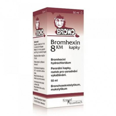 Levně Bromhexin KM 8mg/ml por.gtt.sol.1x50ml