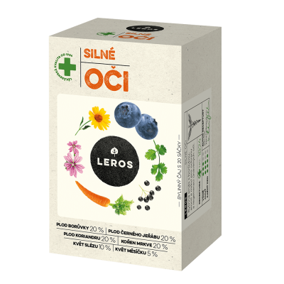 Levně LEROS Silné oči Borůvka&Měsíček 20x1.5g