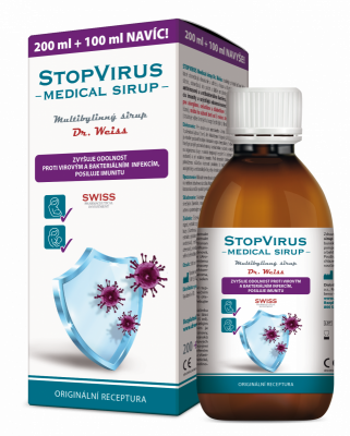 Levně STOPVIRUS Medical sirup Dr. Weiss 200+100ml NAVÍC