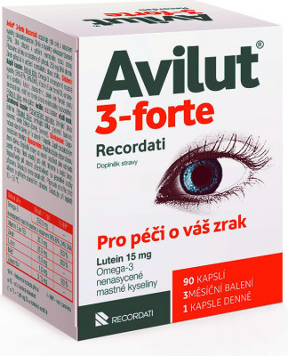 Levně Avilut 3-forte Recordati cps.90