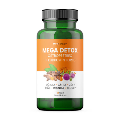 Levně MOVit Mega Detox Ostropestřec+Kurkum.FORTE cps.60