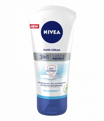 Levně NIVEA Krém na ruce 3 v 1 Care & Protect 75ml