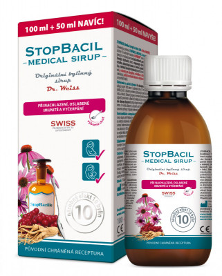 Levně STOPBACIL Medical sirup Dr. Weiss 100+50ml NAVÍC