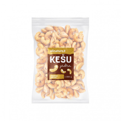 Levně Allnature Kešu pražená solená 1000g