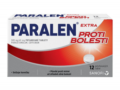 Levně Paralen Extra proti bolesti 500mg/65mg tbl.flm.12