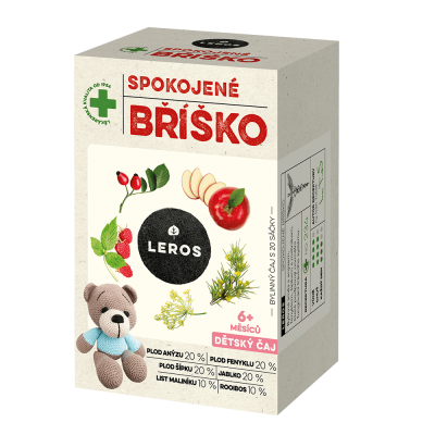 Levně LEROS Dětský čaj Spokojené bříško 20x2g