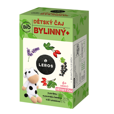 Levně LEROS Dětský čaj bylinný+ BIO 20x2g