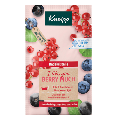 Levně KNEIPP Sůl do koupele I like you berry much 60g
