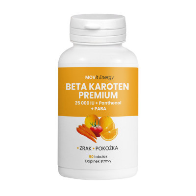 Levně MOVit Beta karoten 25000 IU+Panthenol+PABA tob.90
