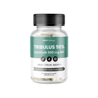 Levně MOVit TRIBULUS 90% Kotvičník 500mg 4v1 cps.90