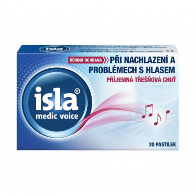 Levně Isla Medic Voice třešeň 20 pastilek