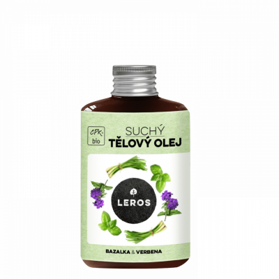 Levně LEROS suchý tělový olej bazalka & verbena 100ml