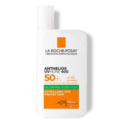Levně LA ROCHE-POSAY Anthelios UVMUNE 400 OIL CONTROL FLUID SPF 50+ 50ml pro citlivou mastnou pleť