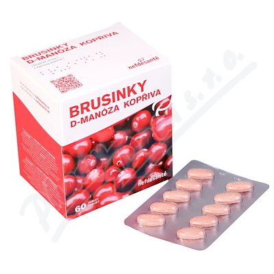Levně nefdesanté Brusinky D-Manóza Kopřiva tbl.60