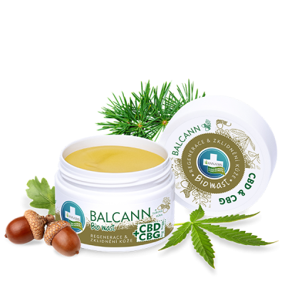 Levně Annabis Balcann konopná Bio mast CBD+CBG 50ml