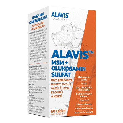Levně ALAVIS MSM+Glukosamin sulfát tbl.60