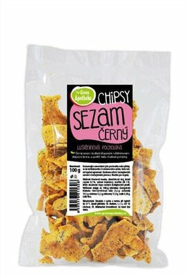 Levně Green Apotheke Chipsy s černým sezamem 100g