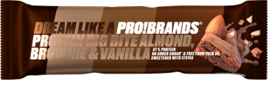 Levně PRO!BRANDS PROTEIN BIG BITE 45g-mandl.brow.vanilka