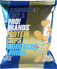 Levně PRO!BRANDS Protein Chips 50g - smetana, cibule
