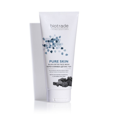Levně PURE SKIN BLACK DETOX WASH GEL 50ml