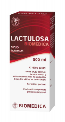 Levně Lactulosa Biomedica 667mg/ml sir.1x500ml