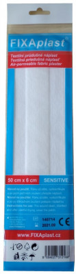 Levně FIXAplast SENSITIVE textil.průdušná náplast 50x6cm