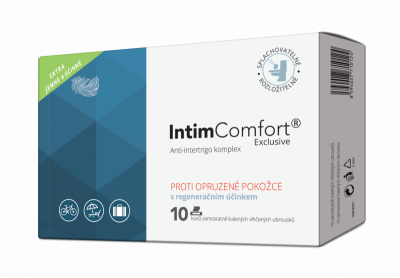 Levně Intim Comfort 10 kapesníčků-anti-intertrigo balsám
