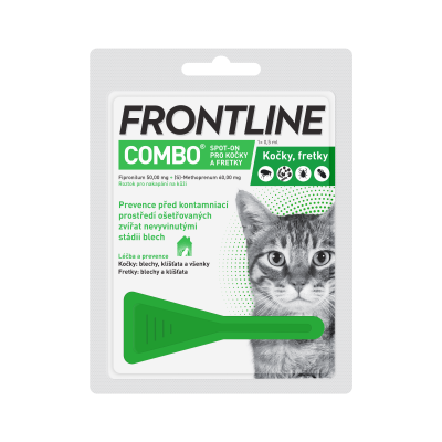 Levně Frontline Combo Spot-on cat a.u.v.sol.1x0.5ml