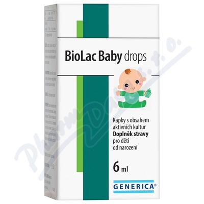 Levně BioLac Baby drops Generica 6ml