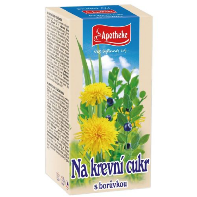 Levně Apotheke Na krevní cukr čaj 20x1.5g