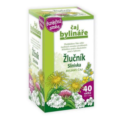 Levně Čaj Bylináře Žlučník+slinivka 40x1.6g
