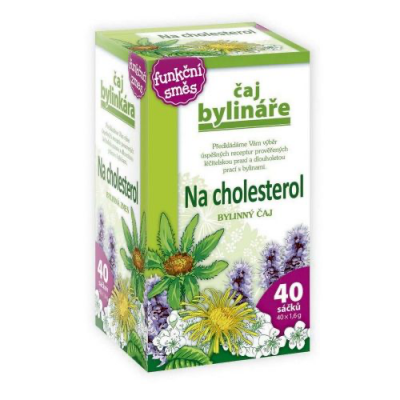 Levně Čaj Bylináře Cholesterol 40x1.6g