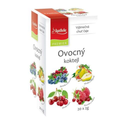 Levně Apotheke Ovocný koktejl čaj.směsi 4v1 20x2g