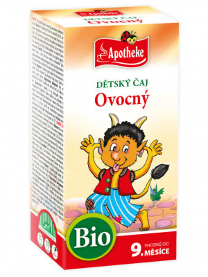 Levně Apotheke Dětský čaj BIO ovocný 20x2g