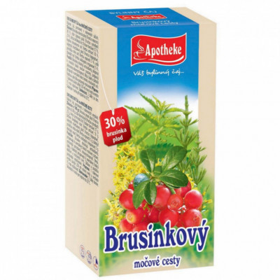 Levně Apotheke Brusinkový čaj sáčky 20x1.5g